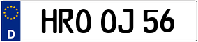Truck License Plate